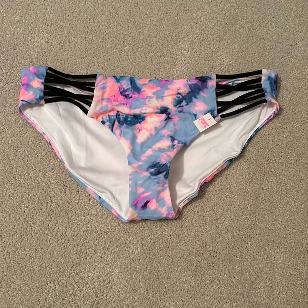 NWT! VS PINK tie dye bikini bottoms